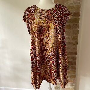 Uncle Frank Leopard Sheath Dress